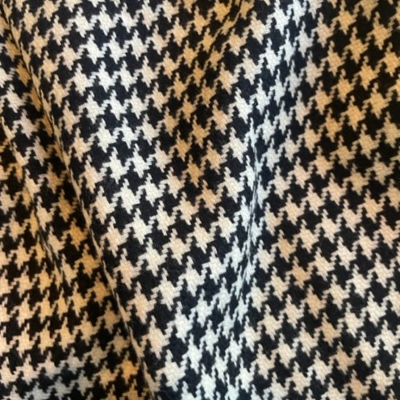 Vintage 1980s Valentino Studio Houndstooth Lambswool Skirt – Size 42 / 6 - Picture 6 of 6